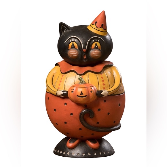 New Collectible Purscilla Spooks Container by Johanna Parker for Bethany Lowe - Picture 1 of 2